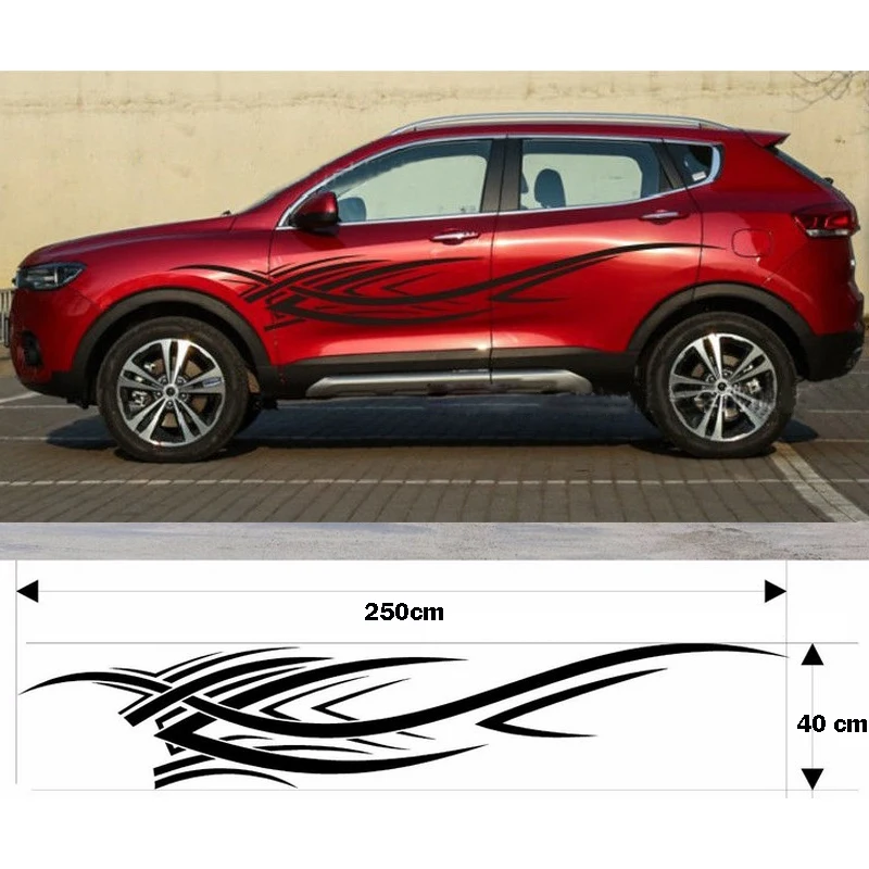 Автомобильная наклейка s и Переводные картинки большой 250 см цельный кузов пихта