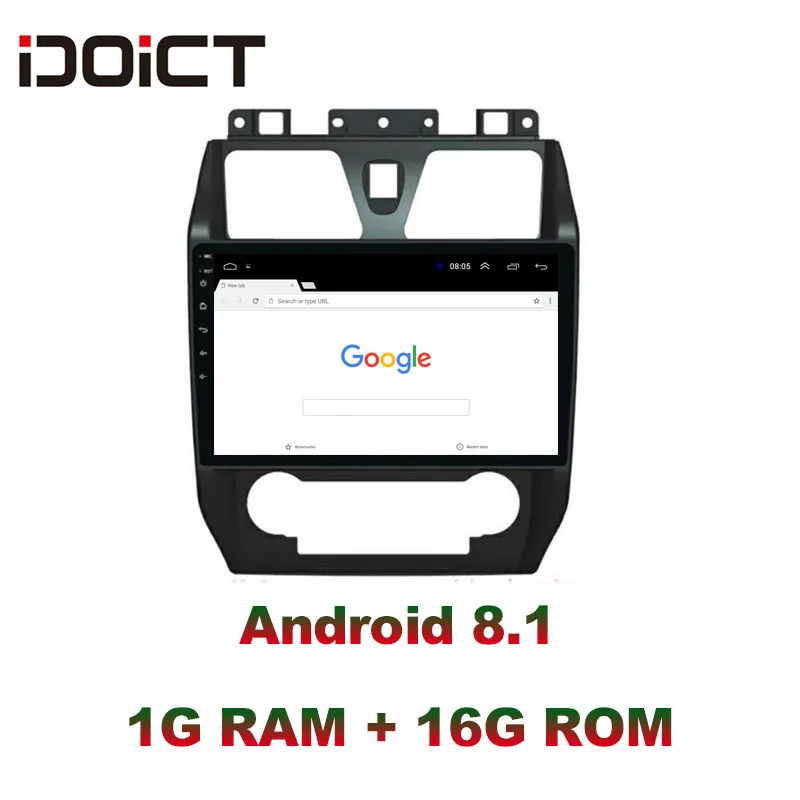 IDOICT Android 8,1 автомобильный dvd-плеер gps навигация Мультимедиа для GEELY Emgrand EC7 радио 2012 2013 стерео