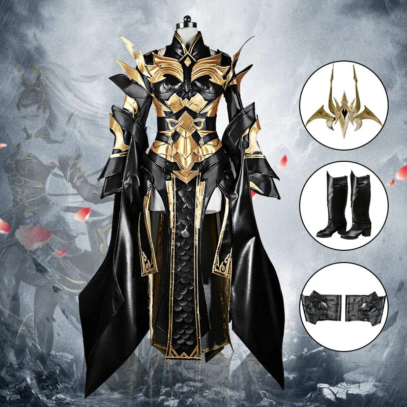 Jian Wang III Косплей Hanfu Yan Yun группа Cang для взрослых женщин можно настроить 3XL 4XL супер