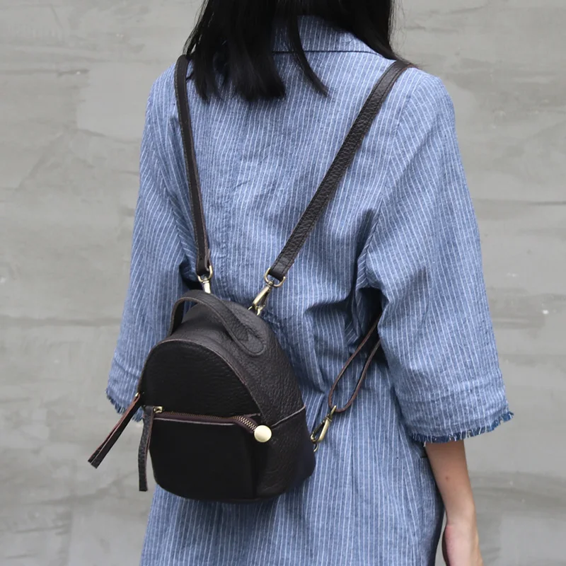 Женский мини-рюкзак из коровьей кожи GUMST школьная сумка через плечо 2019 оригинал -