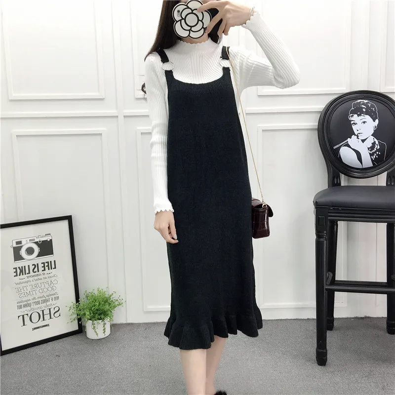 Женское платье-жилет TAJIYANE сарафан большого размера с рисунком гусиные лапки