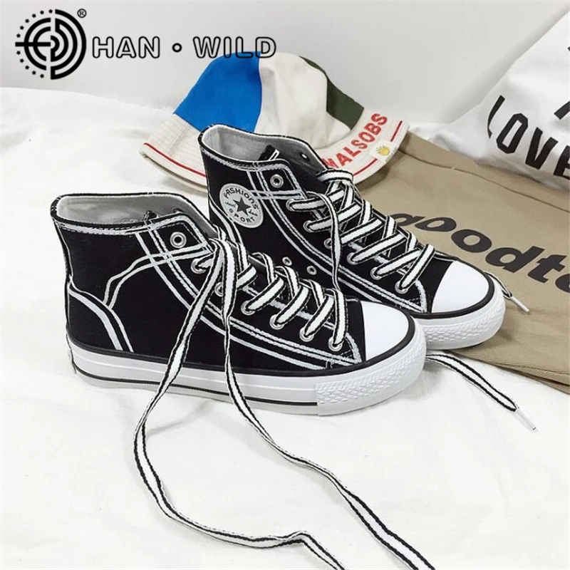 Кеды женские с вулканизированной подошвой высокие кеды повседневная обувь для