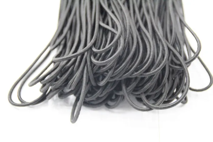 5 шт. черная утолщенная эластичная веревка|elastic round|8mm ropecord 8mm |