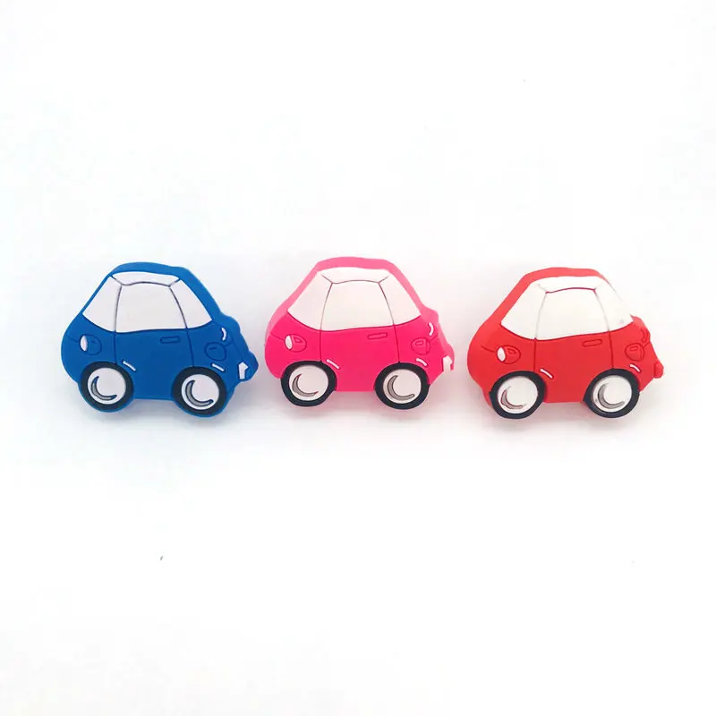 1pcs Cute Cartoon Car Drawer Pulls for Kids' Room PVC Safety Soft Pattern Door Cabinet Handles and Knobs | Обустройство дома