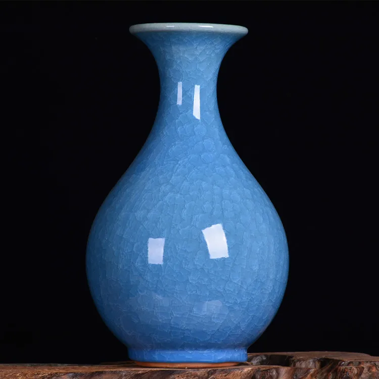 Керамическая Высококачественная антикварная печь Jingdezhen глазурованная ваза с