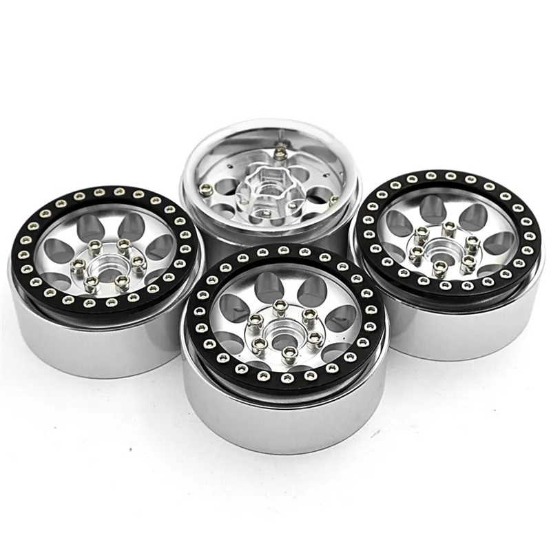 1 9 дюймов колёсные диски Hub Beadlock спицы Литые колеса/диски для 1/10 RC Crawler SCX10 AX 10 часть