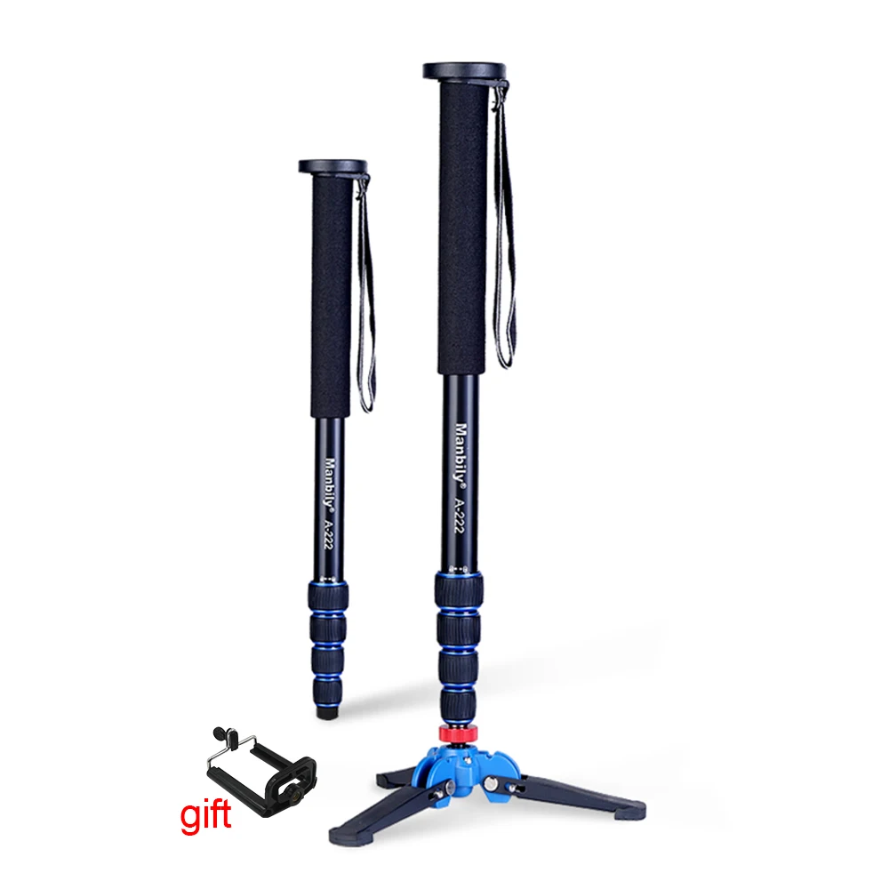Рукоятка для фотоаппарата алюминиевый монопод камеры походная палка флип замок