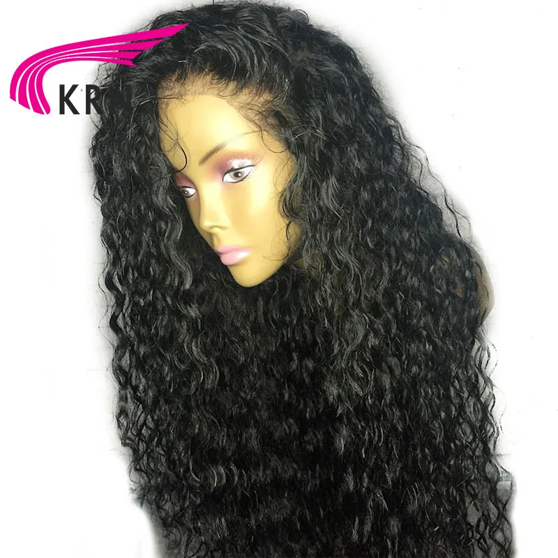 КРН 250 плотность бесклеевого кружева передние парики с детскими волосами Полный