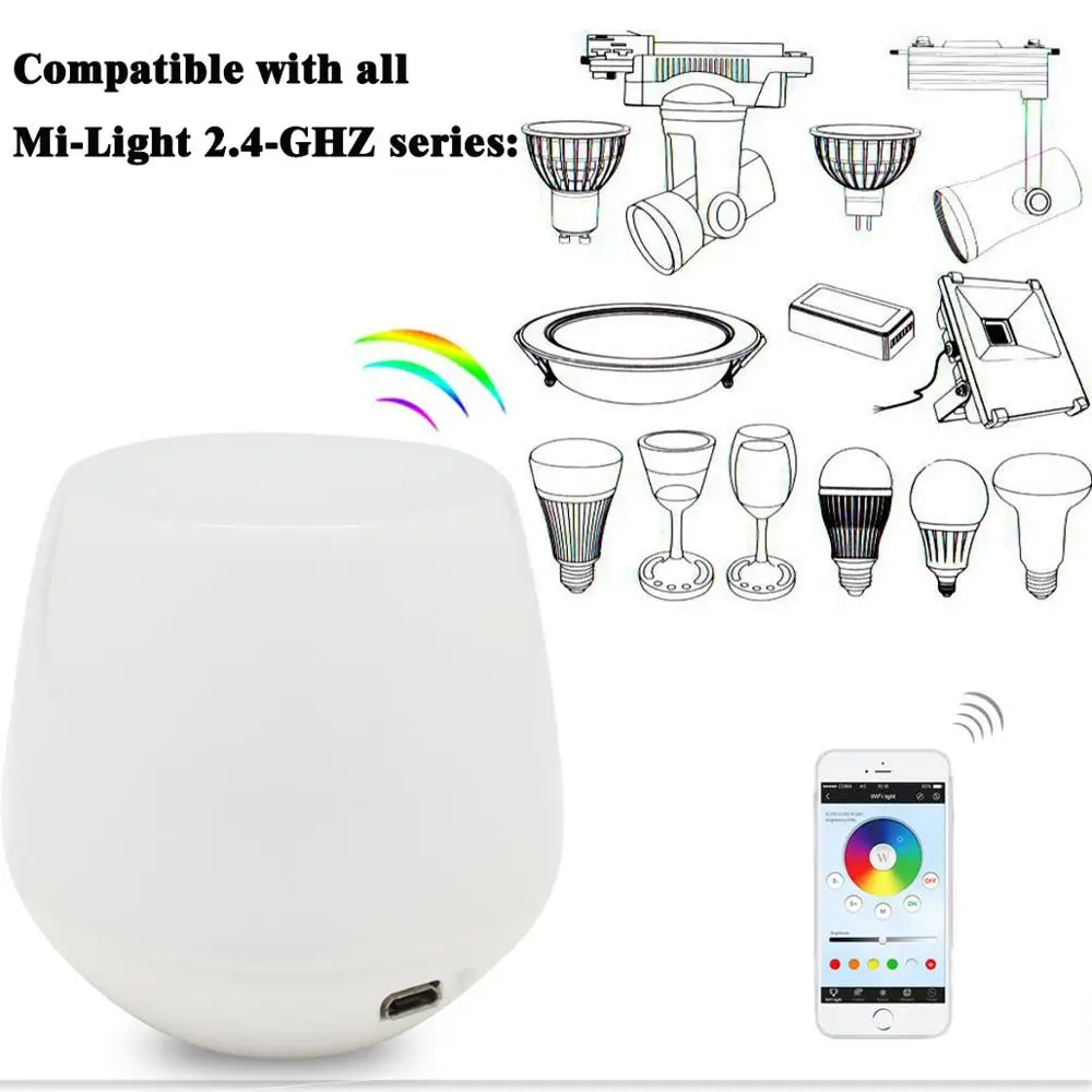Ibox1 milight WIFI контроллер свет гамма ночник Беспроводной совместимы все milight лампы Светодиодные ленты Поддержка IOS приложение для Android