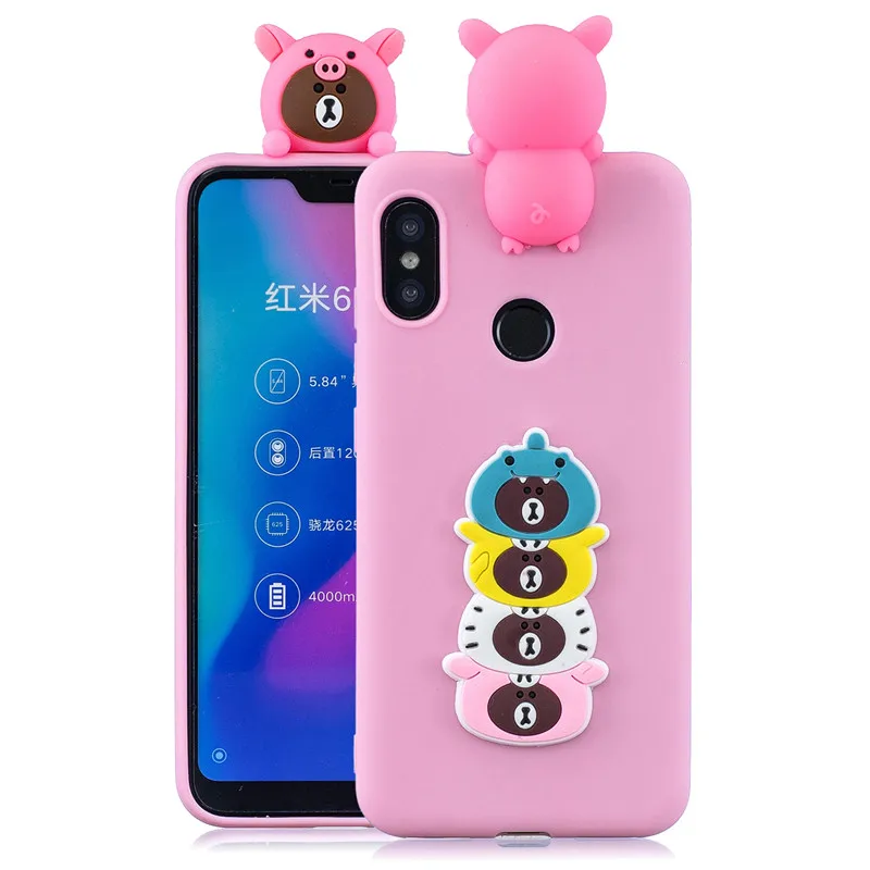 Для xiaomi mi a2 lite чехол для Coque xiaomi mi A2 Lite Xio mi A1 A2 A 2 lite чехол 3D единорог панда кукла мягкий чехол для телефона s - Цвет: A