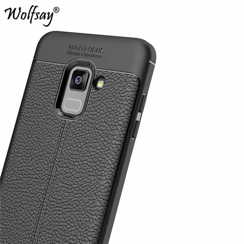 Для Samsung Galaxy A8 2018 чехол силиконовый для A530 мягкий телефона с рисунком личи