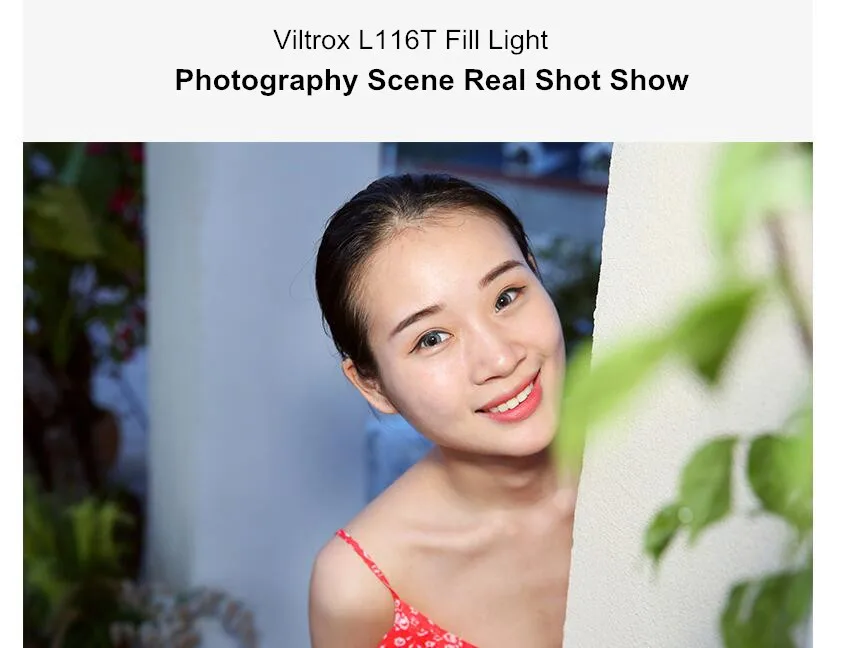 Viltrox L116T светодиодный светильник для фотосъемки и видеосъемки ing ЖК-дисплей Панель Дневной светильник для камеры Фото DSLR DV студийная лампа с батареей
