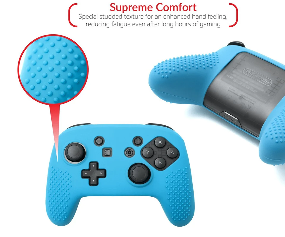 Силиконовый защитный чехол для контроллера Switch Pro защита джойстика от пота NS Nintendo
