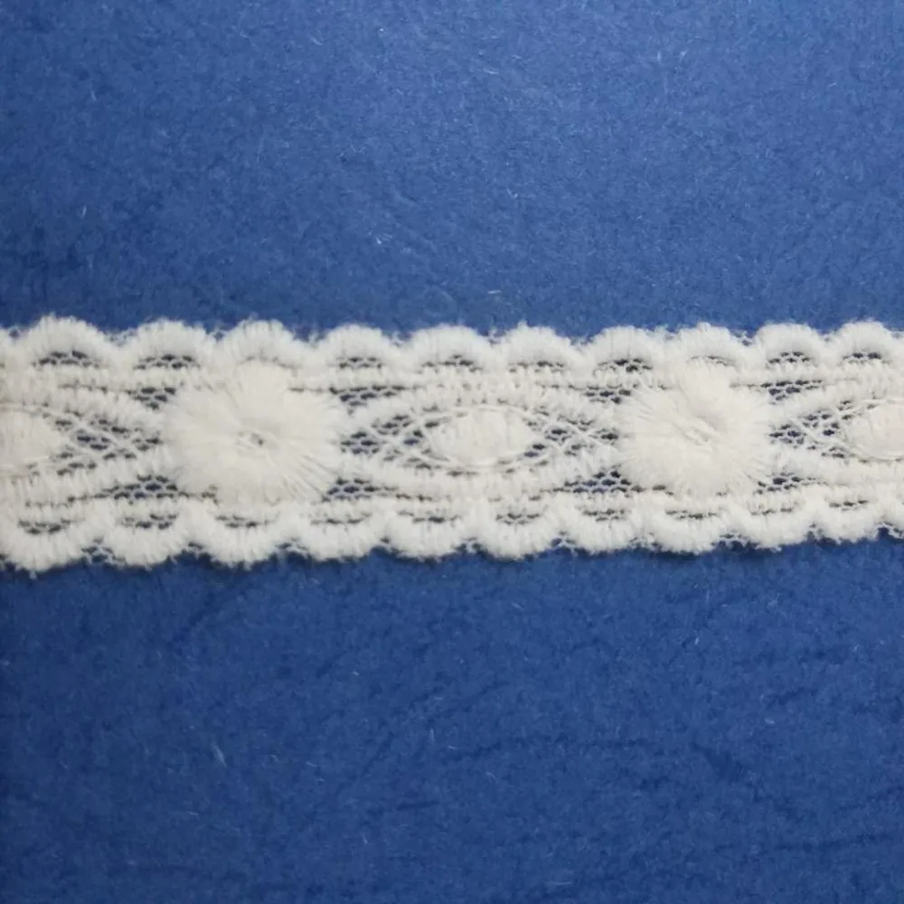 

2cm Width Guipure Lace Embroidered Mesh Fabric Lace Sewing Scalloped Flowers eyes desgin wholesale 300 yards/pack Net lace