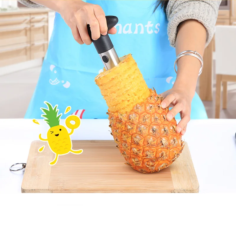 Кухонные принадлежности из нержавеющей стали нож для ананаса нарезки фруктов
