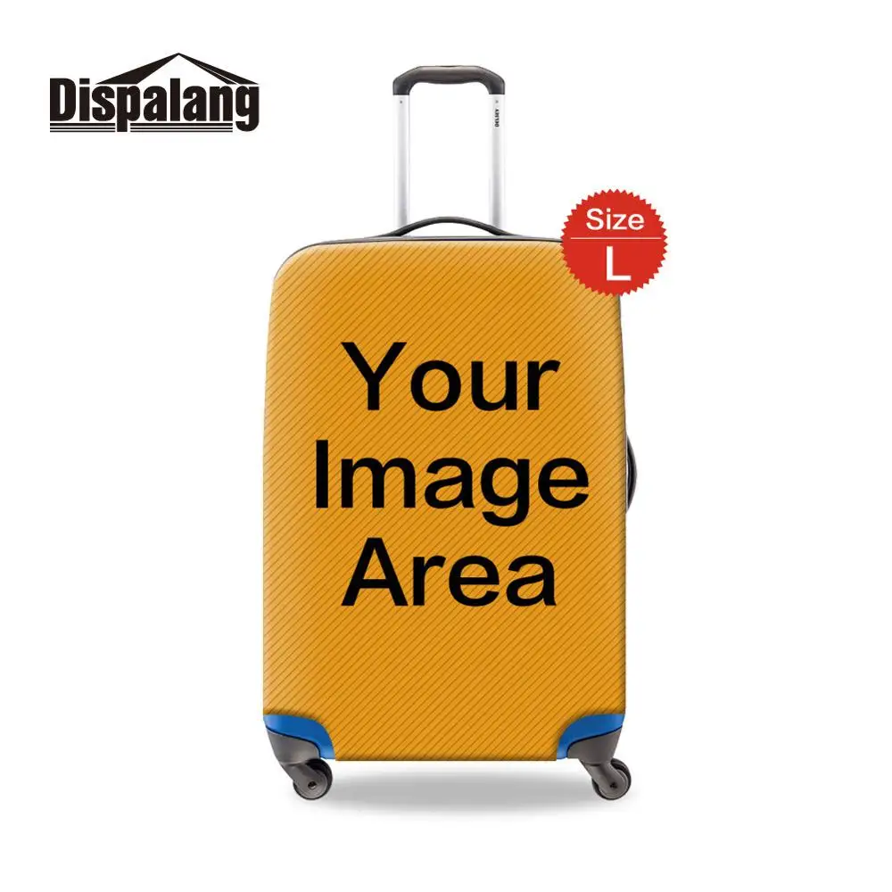 Luggage Cover-L Дропшиппинг заказной логотип шаблон дизайн сумки заказной Дизайнер Рюкзак MOQ один персонализированный Чехол для багажа модный принт - Цвет: Luggage Cover-L