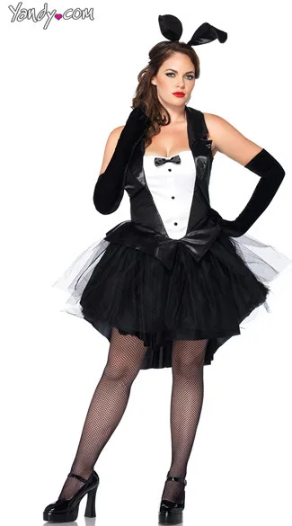 Вечерние Карнавальный костюм для ночного клуба Банни Хэллоуин Горячая