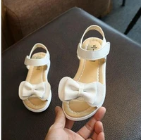 2021new fashion girls sandals summer childrens bow childrens princess shoes baby shoes sandals girls size 21 36