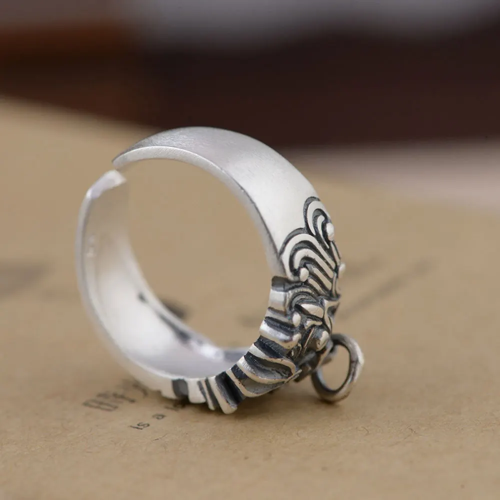 Мужское кольцо из серебра 925 пробы регулируемый размер|thai silver ring|silver ringring for |