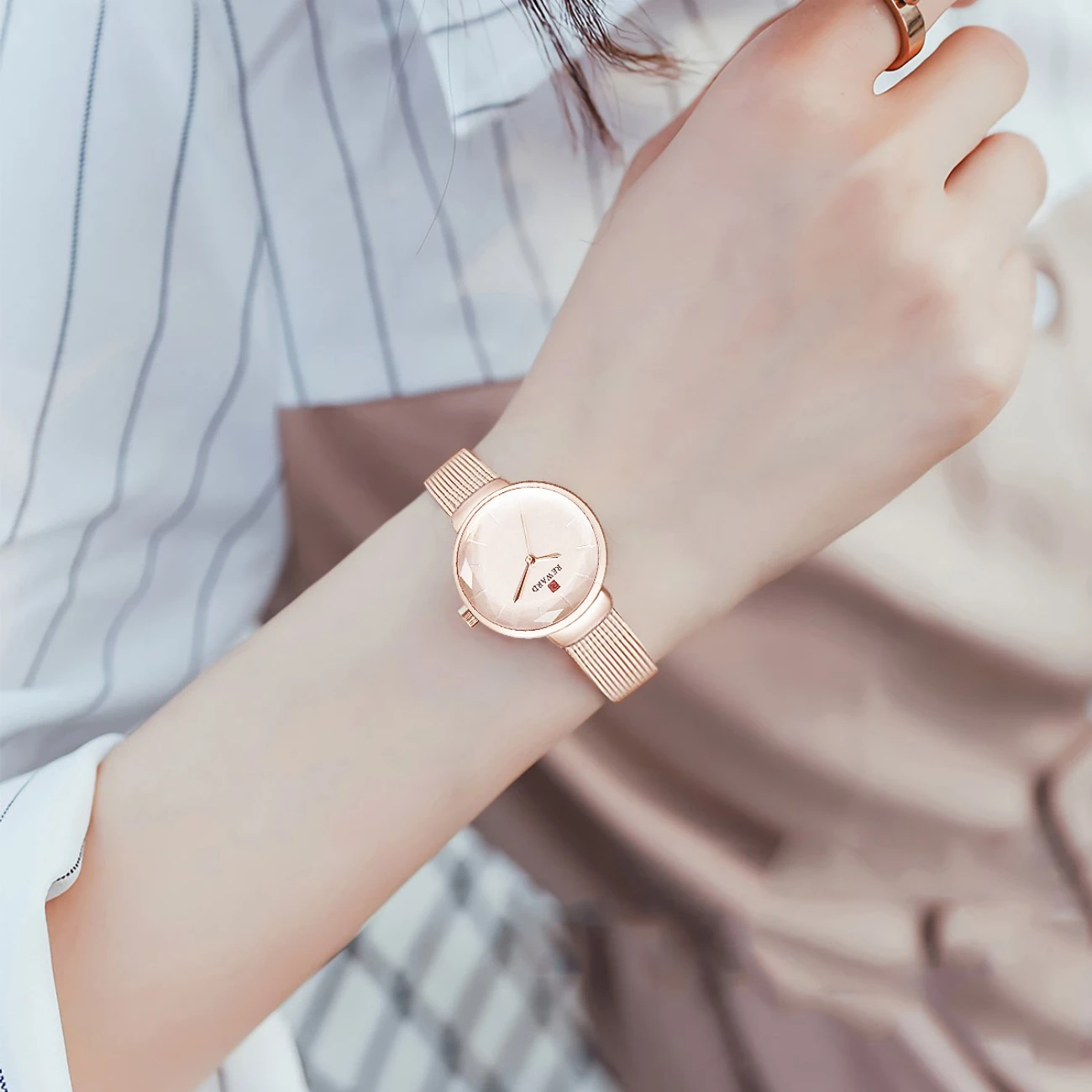 Reloj Mujer женские наручные часы Роскошные из нержавеющей стали с сетчатым ремешком женские часы-браслет женские часы Relogio Feminino Montre Femme