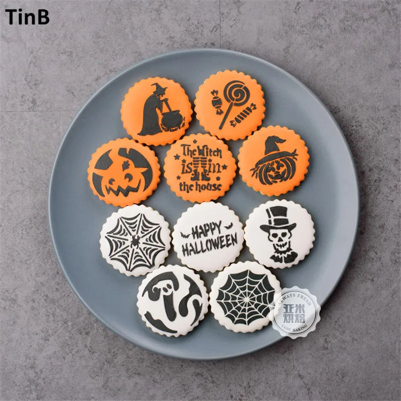 Кухня Выпечка diy Инструменты для украшения тортов из мастики Хэллоуина