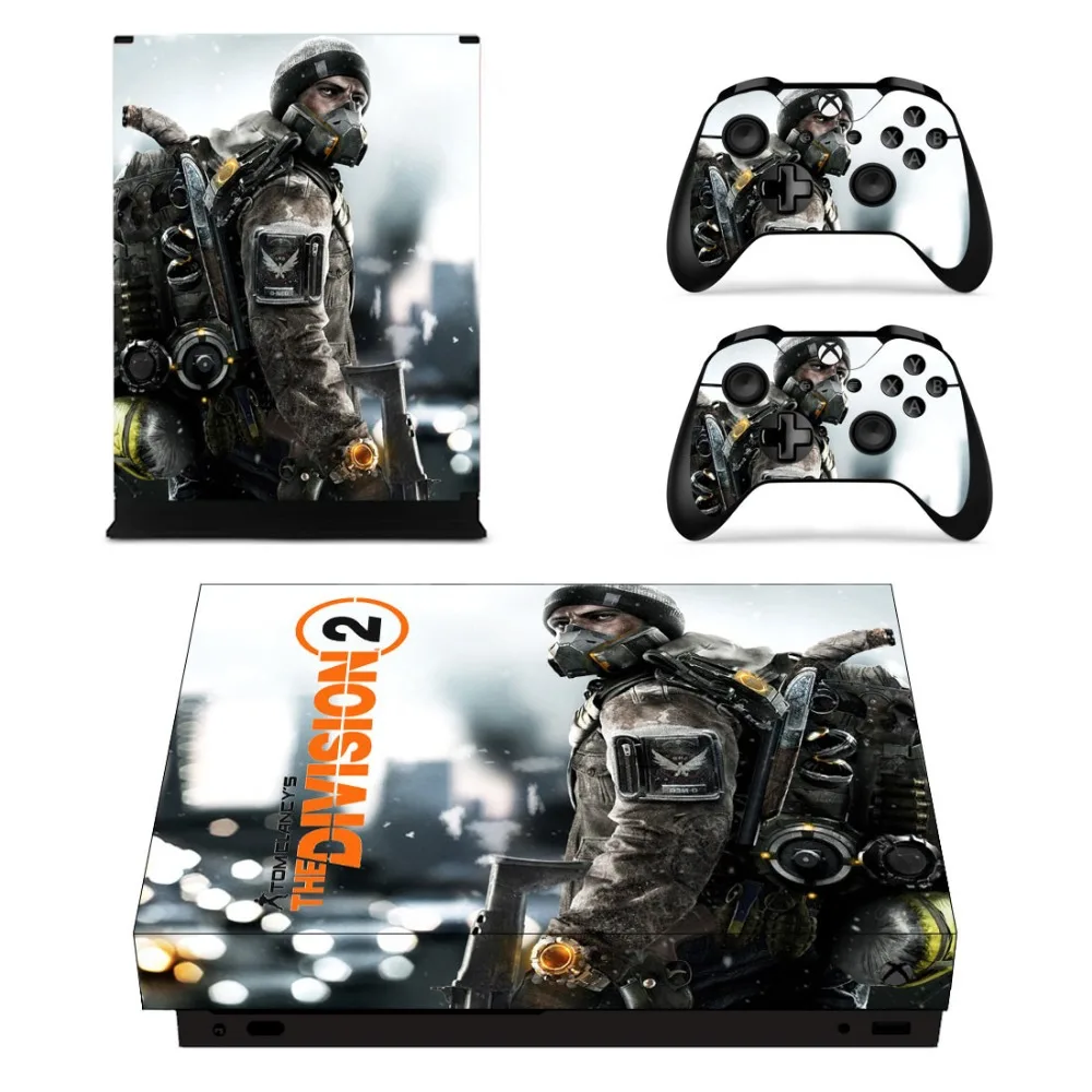 Отдел 2 кожи Стикеры наклейка для Microsoft Xbox One X Slim консоли и контроллеры Скины s