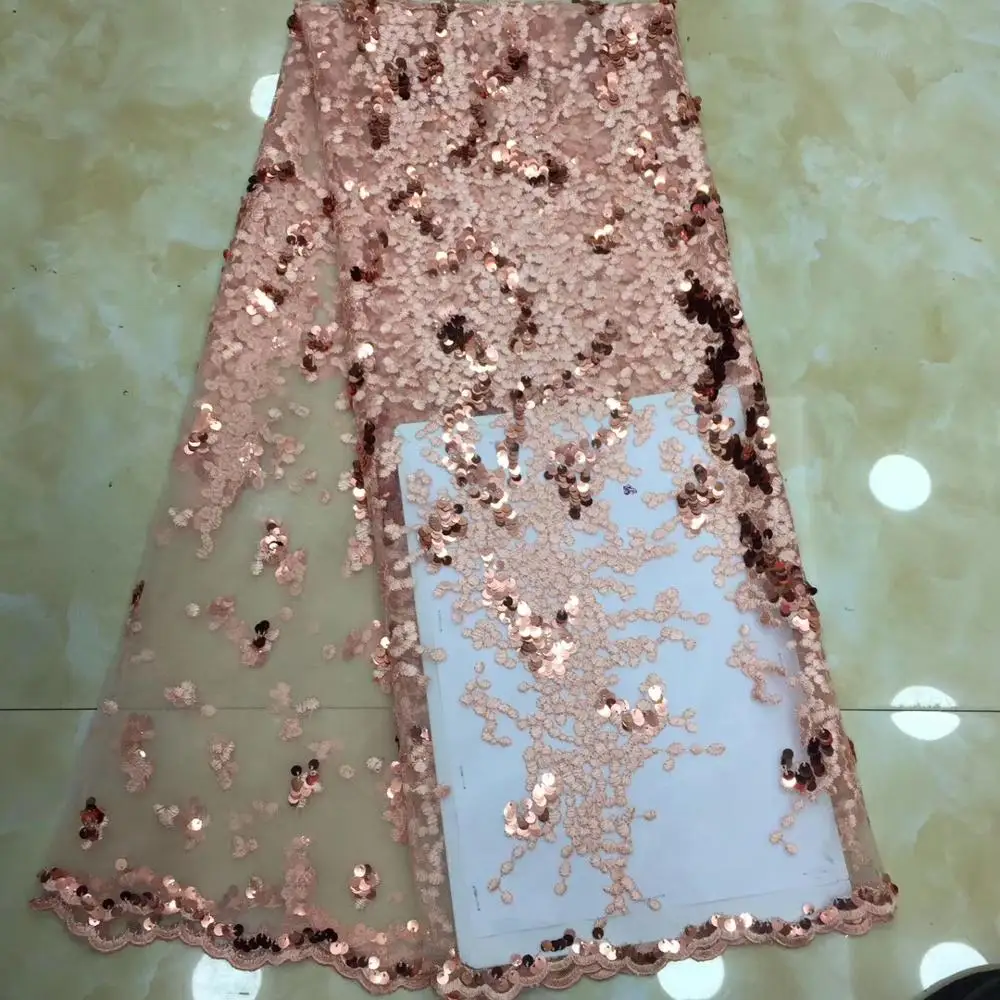 2019 Высококачественная африканская кружевная ткань чистый фиолетовый