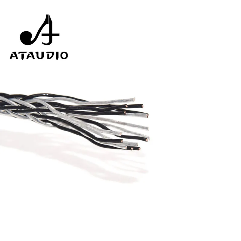 Кабель Динамика ATAUDIO Hi Fi высококачественный Гибридный OCC посеребренный объемный