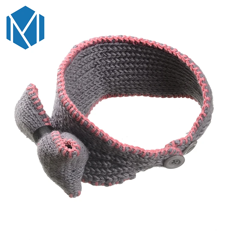 M MISM женский большой галстук-бабочка бант повязка на голову для девочек