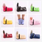 Обувь для кукол 9 разных стилей резиновые сапоги подходит для 18-дюймовых американских кукол и кукол 43 см для поколения игрушек