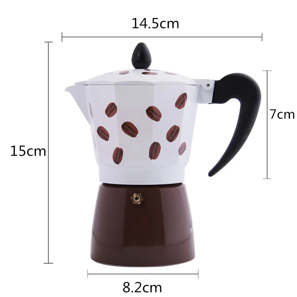 3cup итальянский плитой / мока эспрессо перколяторе горшок |