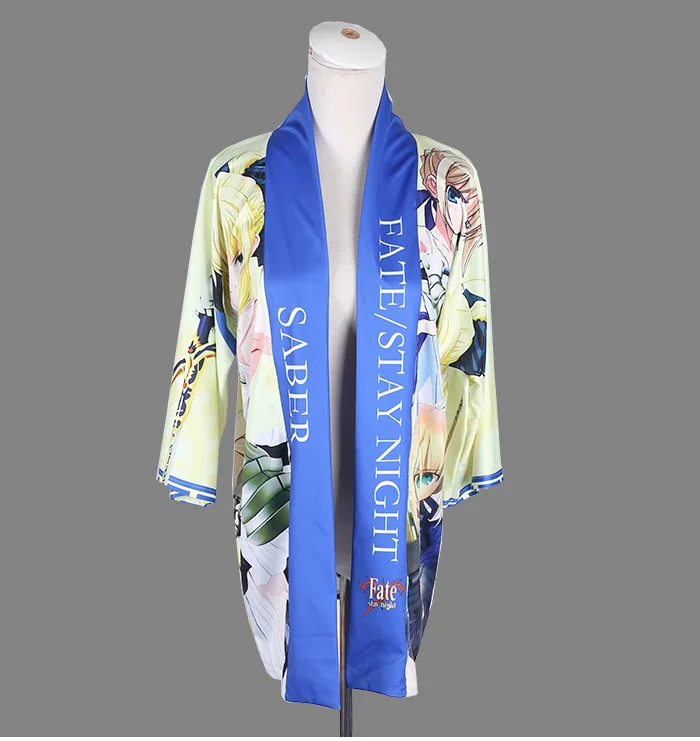 Японского аниме пальто судьба Ночная куртка хаори плащ cos кимоно бесплатная
