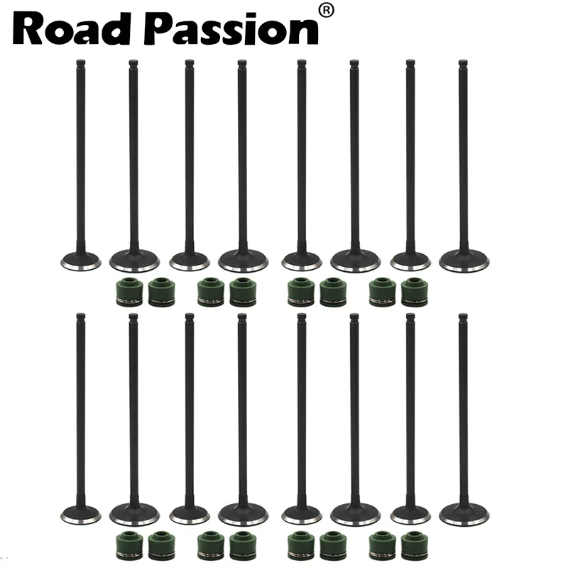Road Passion части двигателя мотоцикла клапан стволовых и сальник комплект для Kawasaki ZR400 ZZR400 95-07 ZRX400 95-08 ZX500 ZZ-R500 93-94