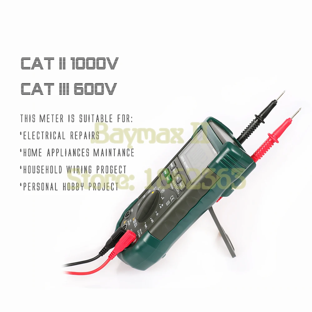 Цифровой автоматический/ручной Мультиметр Mastech MS8268 переменный/постоянный ток с