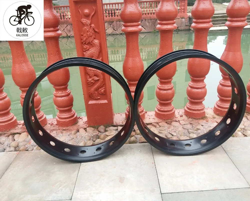 Kalosse snow bike wheel DIY colors 20 inch 36holes 100mm width 20*4.8 tires Beach rims | Спорт и развлечения