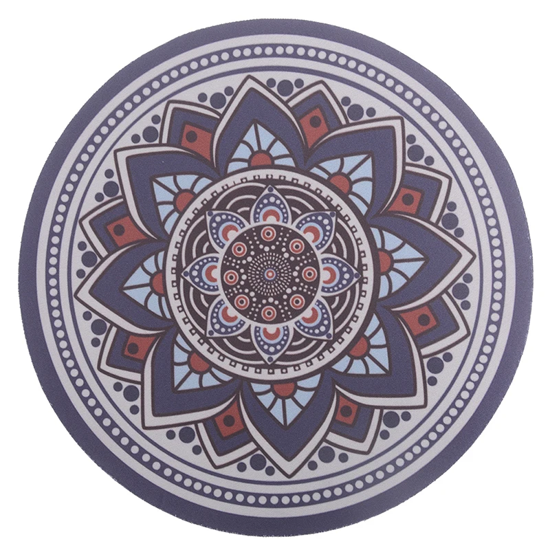 

Vintage Bohemian Round Computer 3d Game Carpet Mouse Pad Mat Anti Slip Mousepad Diameter: 20cm