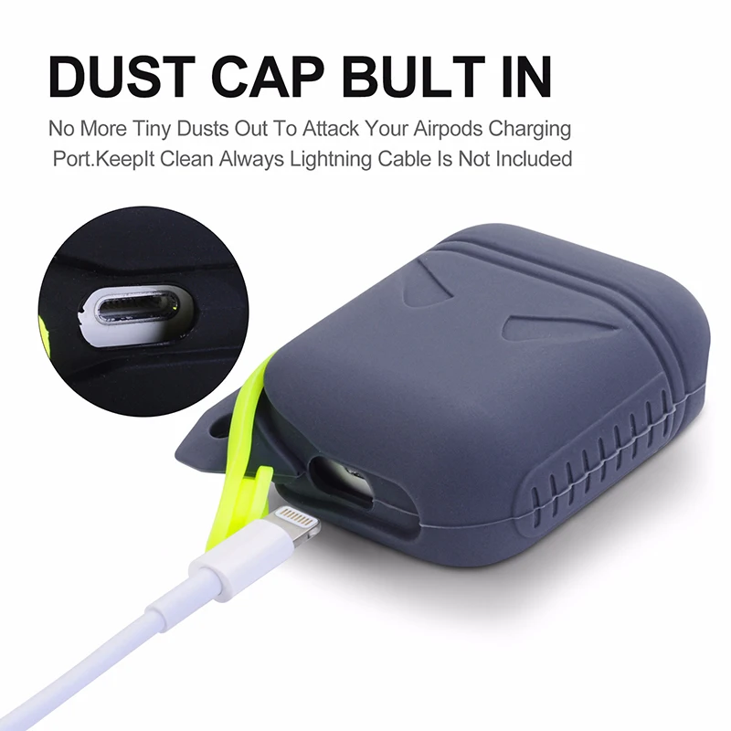Чехол IKSNAIL для Apple Airpods аксессуары чехол Air Pods силиконовый s беспроводных Bluetooth