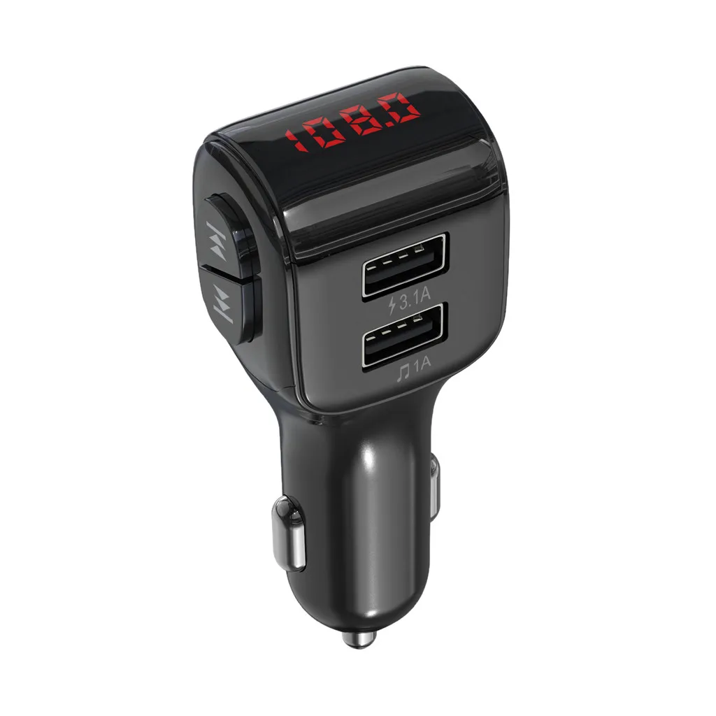 Автомобильный беспроводной передатчик fm-радио адаптер USB двойное Bluetooth зарядное