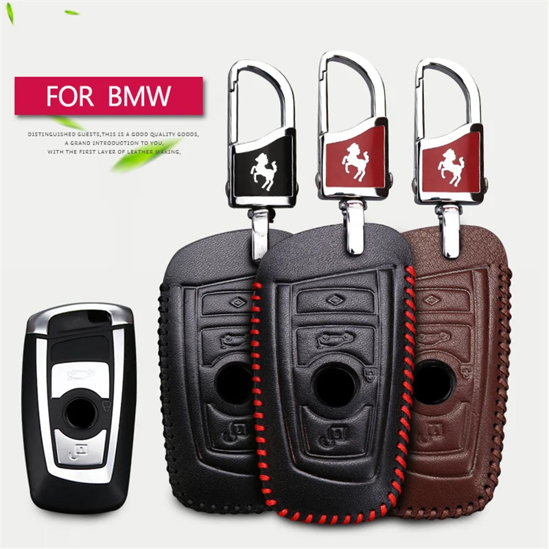 Чехол для автомобильного ключа из натуральной кожи Bmw 5 GT F07 F10 F11 520 525 520I 530D E34 E60 E70 с