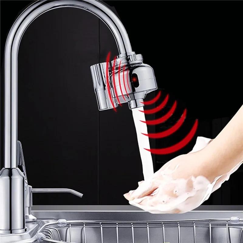 Двойной Motionsense адаптер Touchless Сенсор фильтр для воды Outlet Кухня смесители раковины