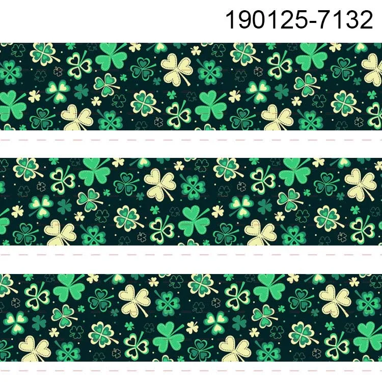 10 ярдов разные размеры лента с принтом зеленого клевера корсажная лента|Ленты