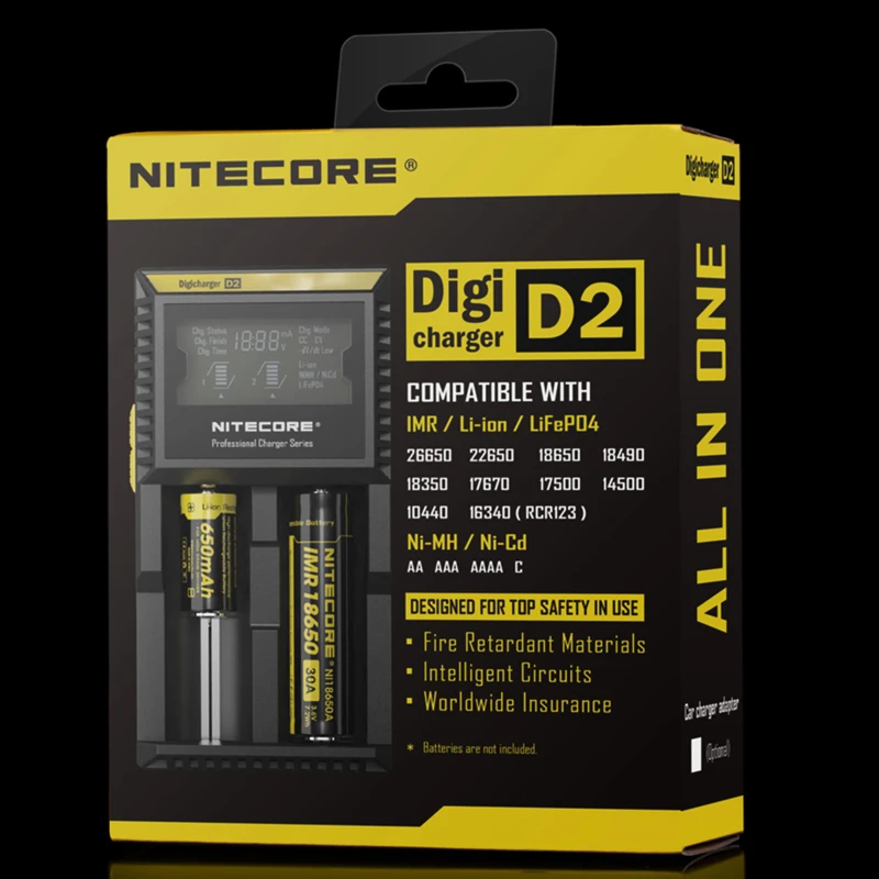 Зарядное устройство Nitecore Digicharger D2|d2 charger|nitecore d2 chargercharger for 18650 |