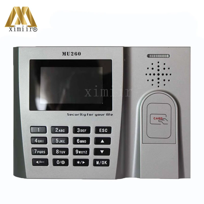 ZK MU260 125 кГц RFID карта биометрическая посещаемость времени с WIFI смарт картой