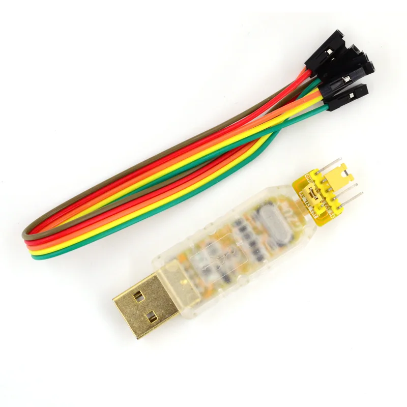 CH340 модуль вместо PL2303, CH340G RS232 к ttl модуль обновления USB к последовательному порту в девять щеток небольших пластин - Комплект: white case