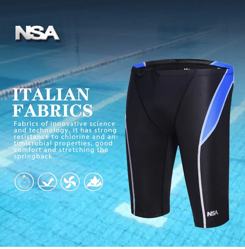 Men Professional Quick Dry Competition SwimTrunks Men WaterProof Plus Size Swim Shorts Male Beach Boxer Swimsuit Bathing Jammer