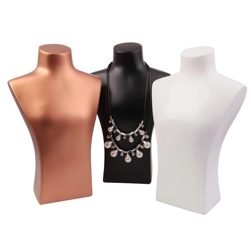 

High Quality Resin Female Mannequin For Necklace Display,Manikin Torso,3 Colors