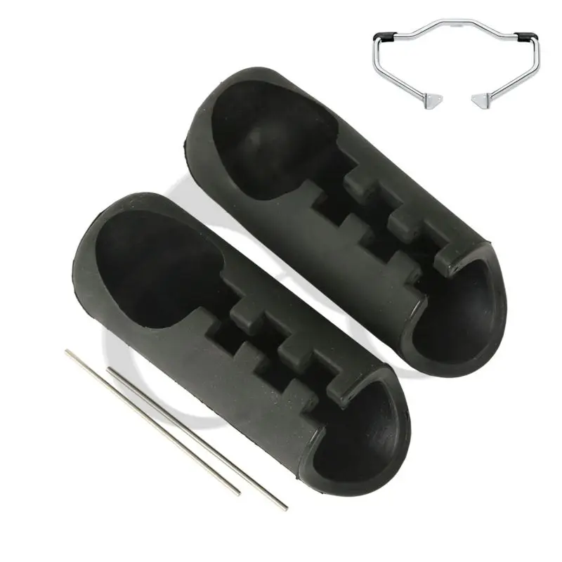 Резиновые колышки для защиты двигателя 1 1/4 дюйма Harley Sportster XL 04 16 Dyna EFI 08 XL883 1200 Super Wide