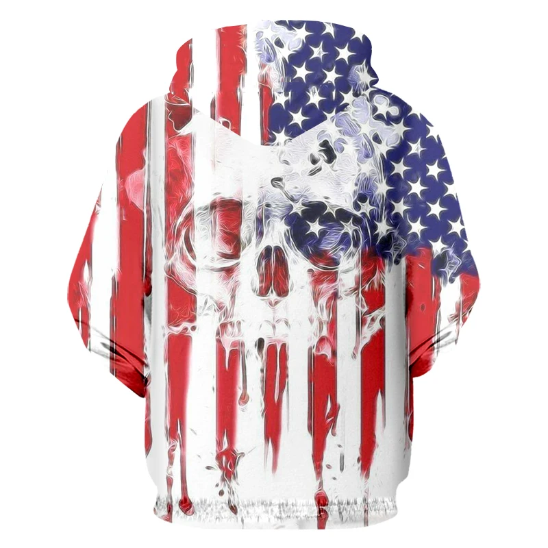 OGKB Новое поступление для женщин/мужчин крутой принт череп 3D толстовки