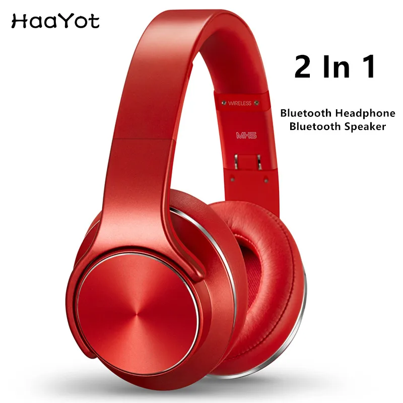 Беспроводные спортивные наушники HAAYOT SODO с Bluetooth 4 2 в 1 микрофоном NFC FM|bluetooth 4.2|on-ear