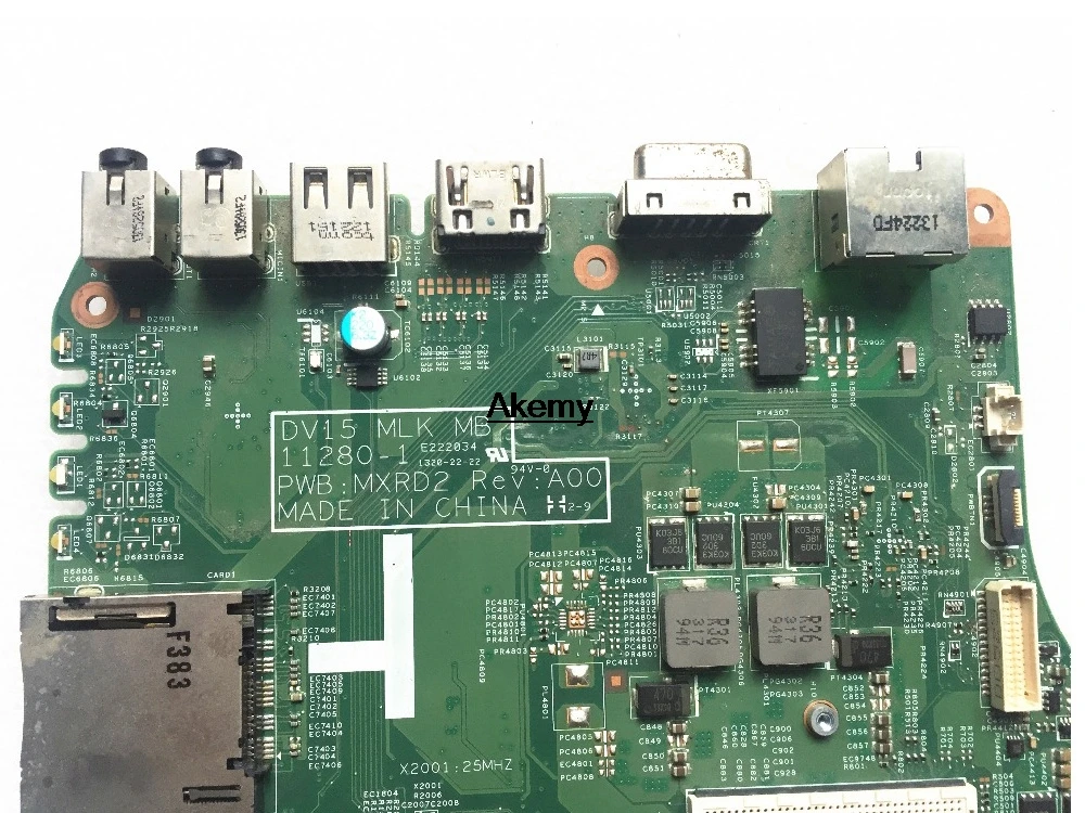 11280-1 для For DELL 3520 DV15 MLK MB PWB: MXRD2 REV: A00 материнская плата ноутбука INSPIRON HM75 тест |